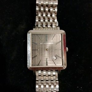 Men's Stainless Steel Burberry Watch (BU1711)